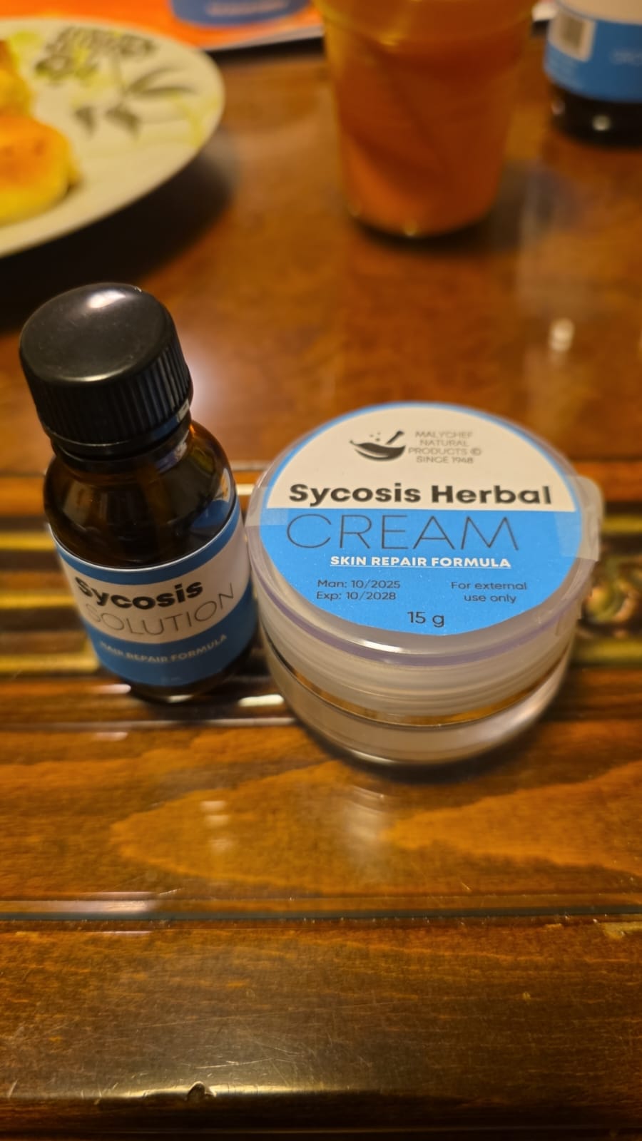 Sycosis Herbal Cream + Sucosis Solution + night and day
